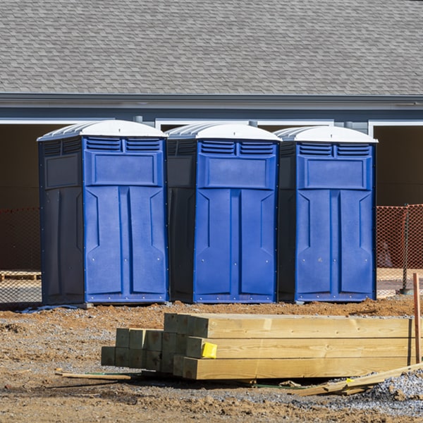 how do i determine the correct number of portable restrooms necessary for my event in Alma Center